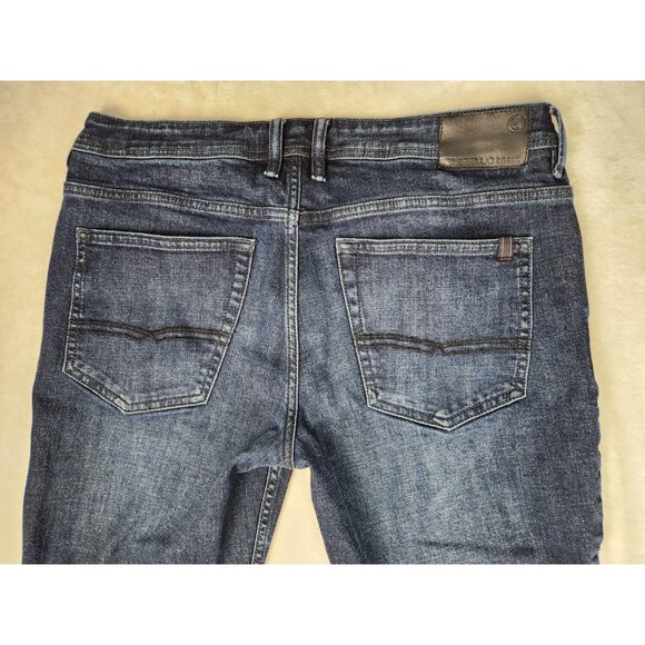 Buffalo David Bitton Jeans Mens 34x30 Jackson-X Straight Stretch Dark Wash - Picture 8 of 16